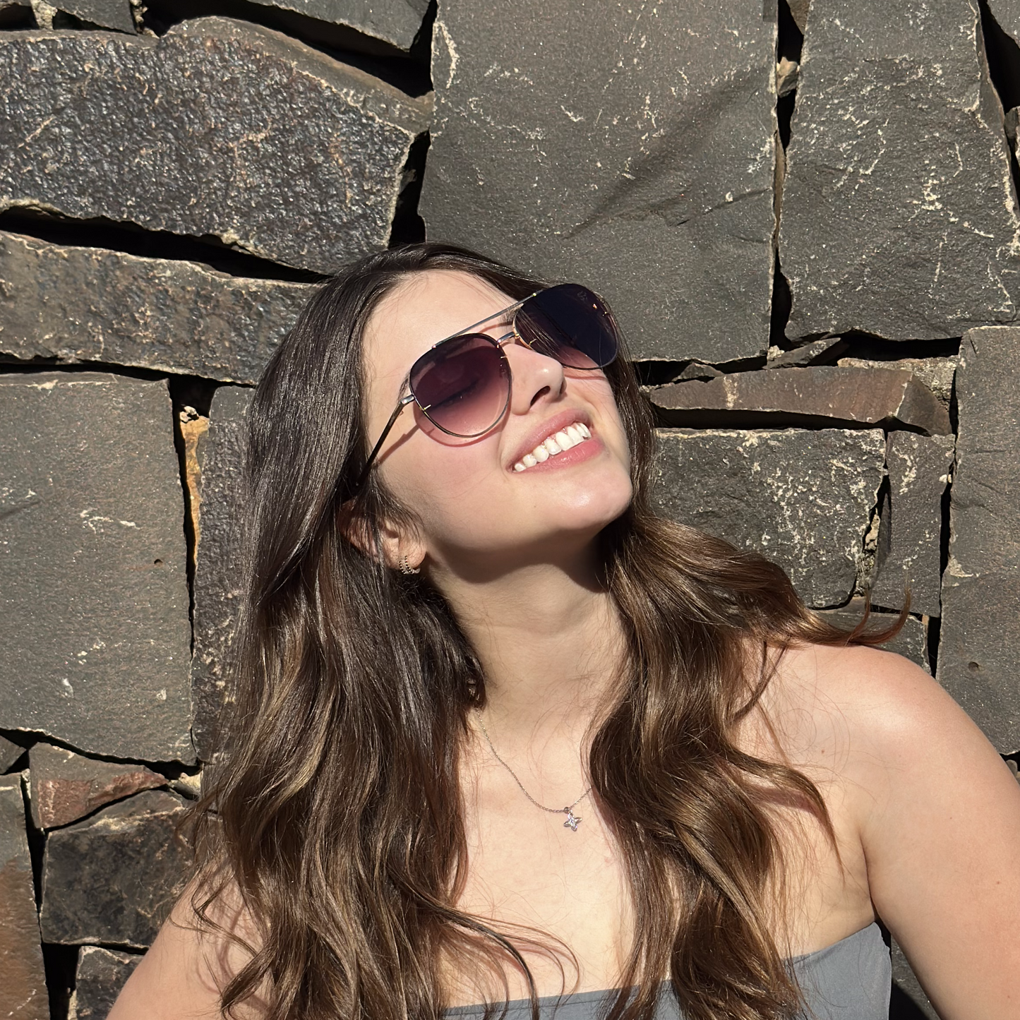 Óculos de Sol - Zune Dourado