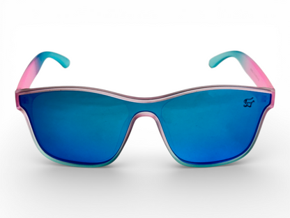 Samlui Beach - Óculos de Sol - Azul e Rosa